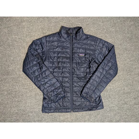 Patagonia Nano Puff Jacket Mens Size Medium Primaloft Navy - Picture 1 of 11